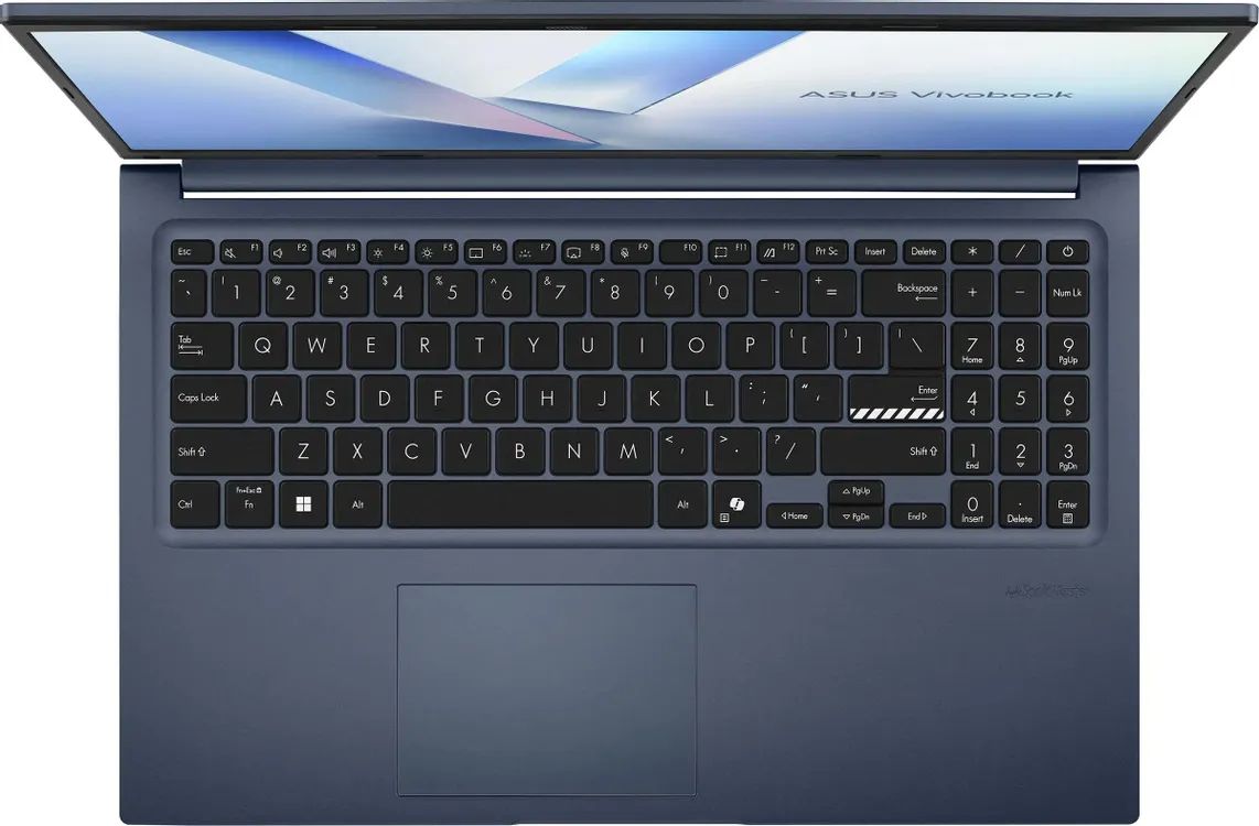 картинка Ноутбук ASUS Vivobook M1502NAQ-BQ067 15.6'' IPS (1920x1080)/  Ryzen 5 150 (6/ 12)/  16Gb DDR5/  512Gb SSD/  AMD Radeon 660M/  42 Wh/  noOS/  Blue от магазина КомпьютерЦентр