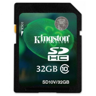 картинка Карта памяти Kingston 32Gb SDHC class 10 Value (SD10V/32GB) от магазина КомпьютерЦентр