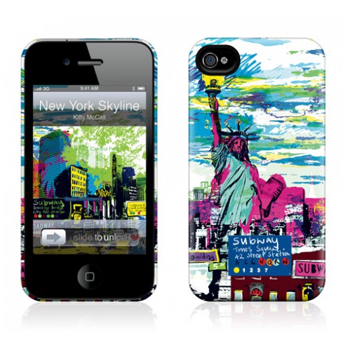 картинка Чехол GelaSkins Hard Case New York Skyline for iPhone 4/ 4S от магазина КомпьютерЦентр