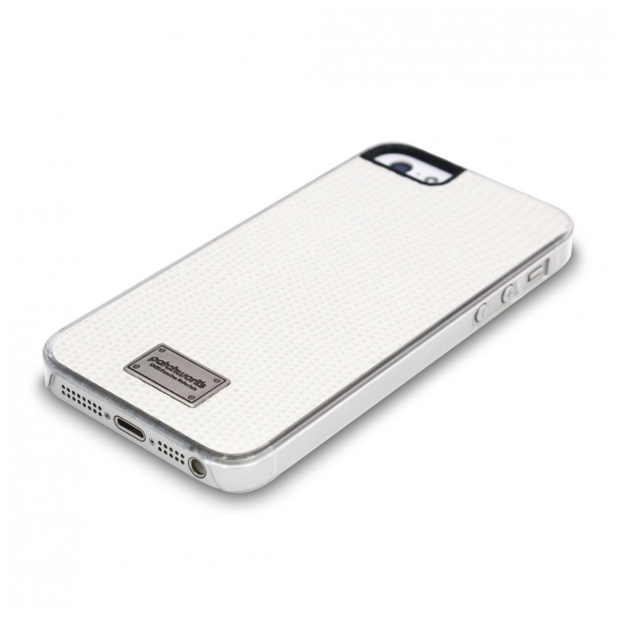 картинка Чехол Patchworks Classique snap-on case Leather Lizard White for iPhone 5/ 5s (7429) от магазина КомпьютерЦентр