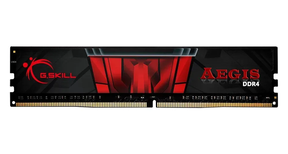 картинка DIMM DDR4 16Gb 3200MHz PC4-25600 G.Skill AEGIS (F4-3200C16S-16GIS) от магазина КомпьютерЦентр