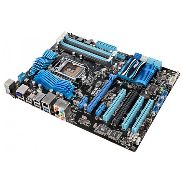 картинка Материнская плата Asus P8P67-M Rev 3.0 (P8P67-M) от магазина КомпьютерЦентр