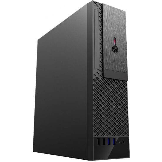 картинка Корпус Foxline FL-1001 с БП 300Вт. mATX Black (FL-1001-TFX300S) от магазина КомпьютерЦентр