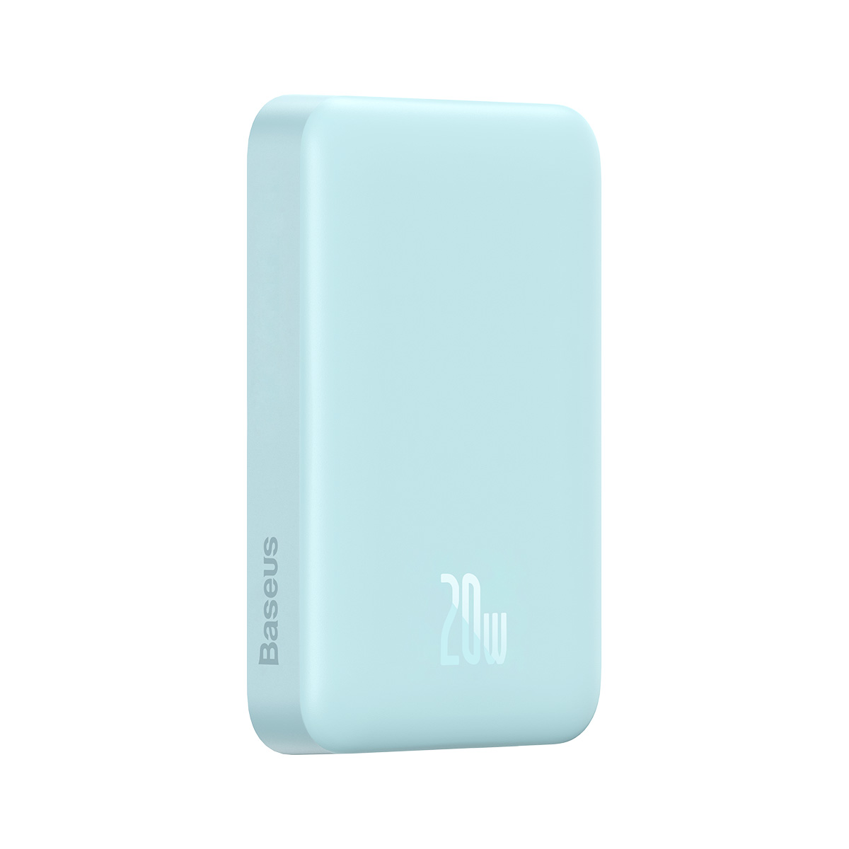 картинка Внешний аккумулятор Power bank Baseus 10000 mAh Magnetic Mini Wireless 20W (PPCX030003) Blue от магазина КомпьютерЦентр