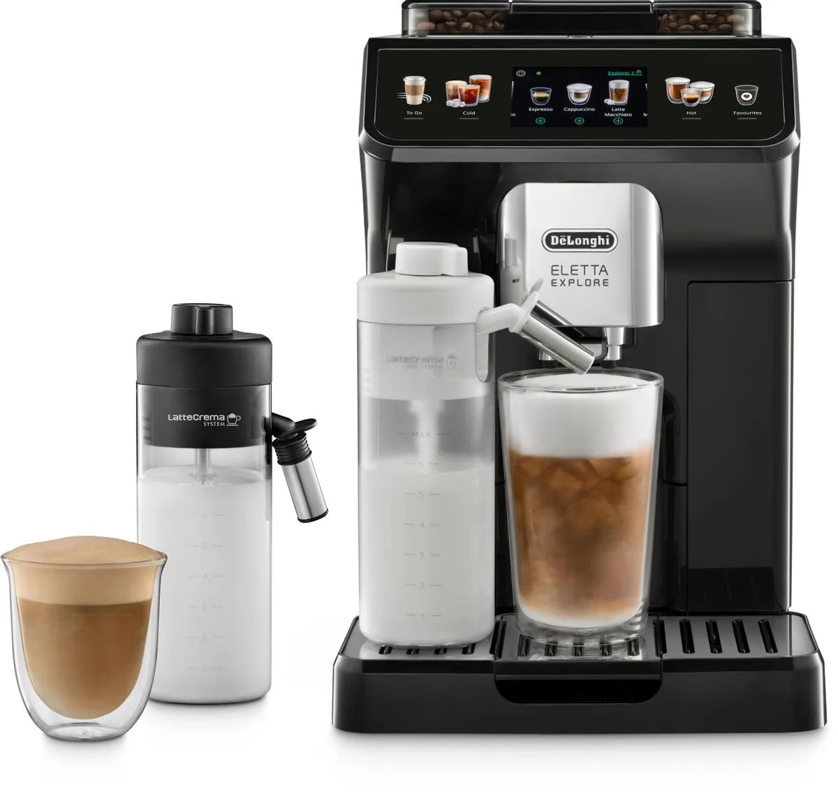 картинка Кофемашина Delonghi Eletta Explore ECAM450.55.G от магазина КомпьютерЦентр