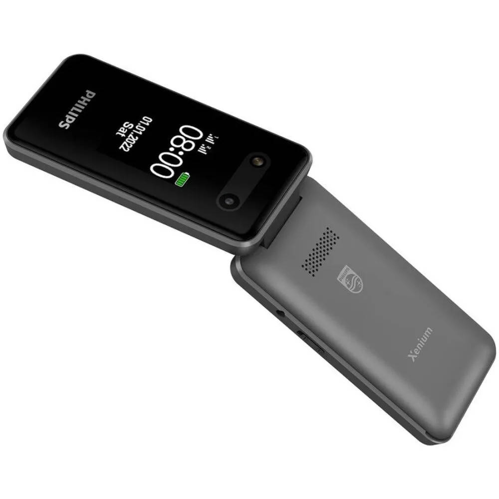картинка Телефон мобильный Philips E2602 2.8'' Gray Раскладушка от магазина КомпьютерЦентр