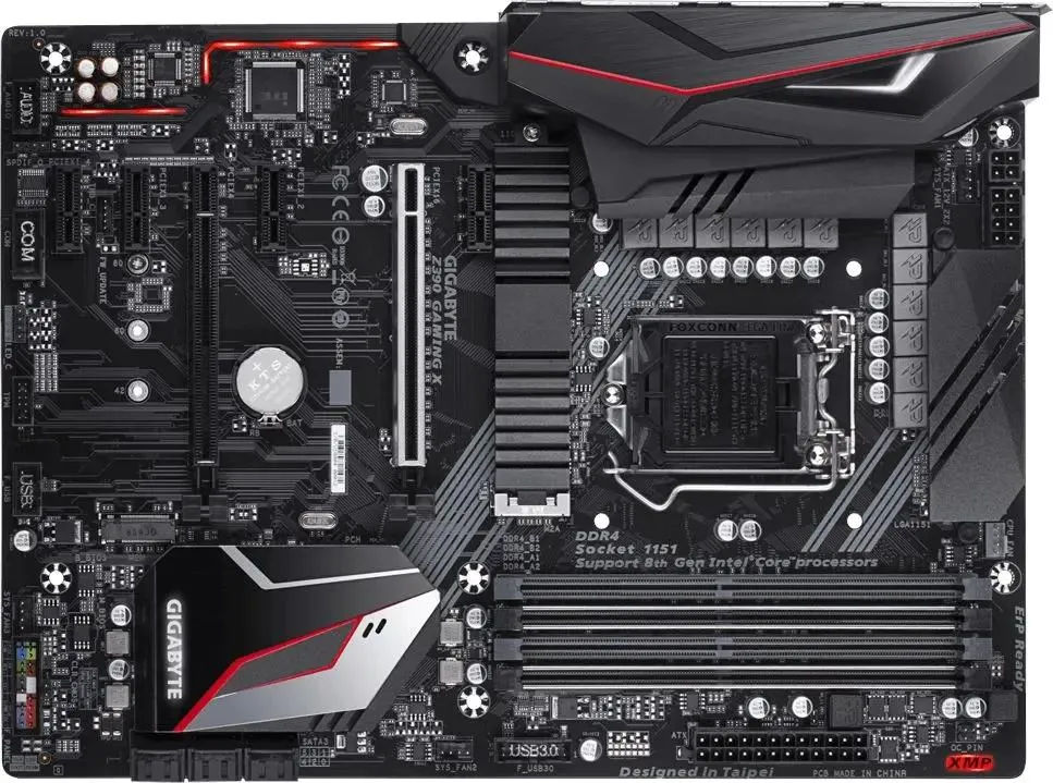 картинка Материнская плата GIGABYTE LGA1151-v2 Z390 GAMING X 4xDDR4 от магазина КомпьютерЦентр