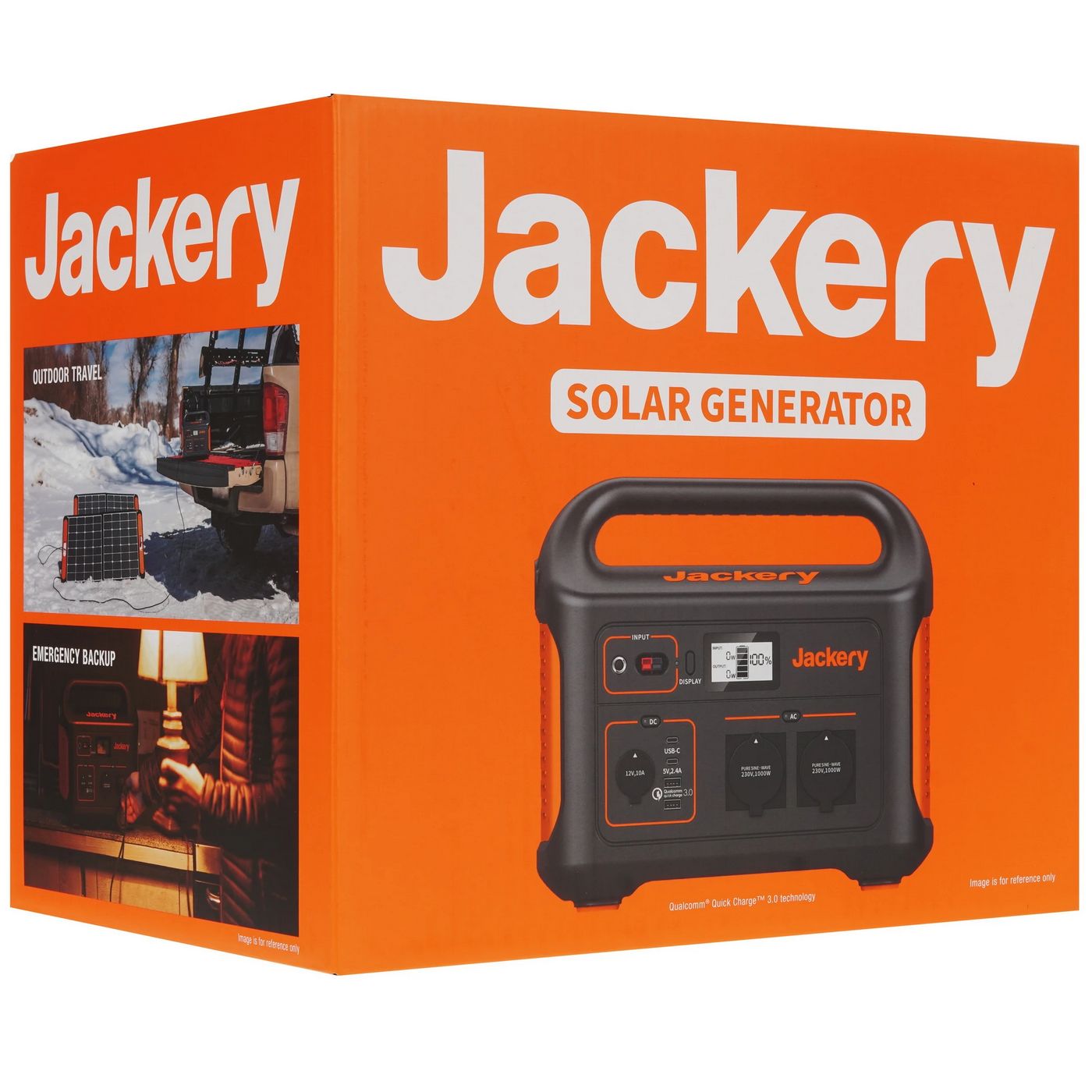 картинка Зарядная станция Jackery 46398 mAh 2000W/  2xUSB-A +2xUSB-C/  QC 3.0/  LCD / БЗУ-нет/  пластик+металл/  Черный (70-1000-EUO001) от магазина КомпьютерЦентр