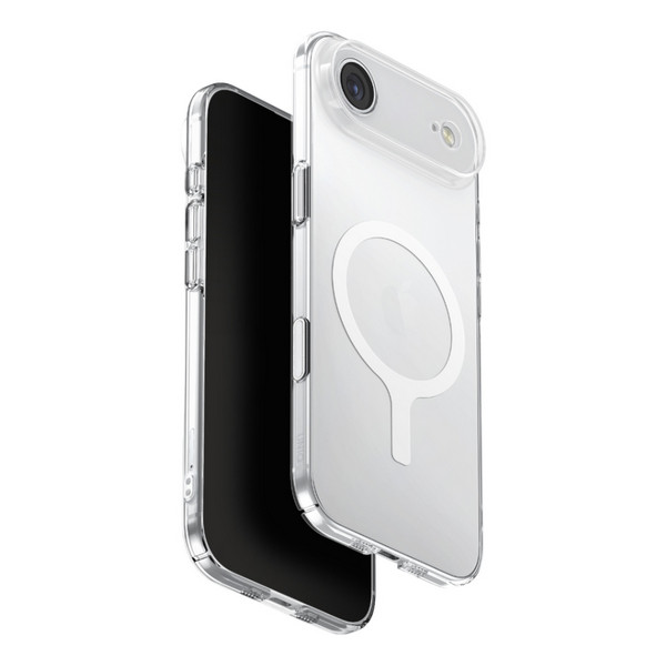 картинка Чехол Uniq HYBRID AIRSUIT (MagSafe) для iPhone 17 Air 6.6'' GLOSSY CLEAR/ WHITE (IP6.6(2025)-ASMGCLRW) от магазина КомпьютерЦентр