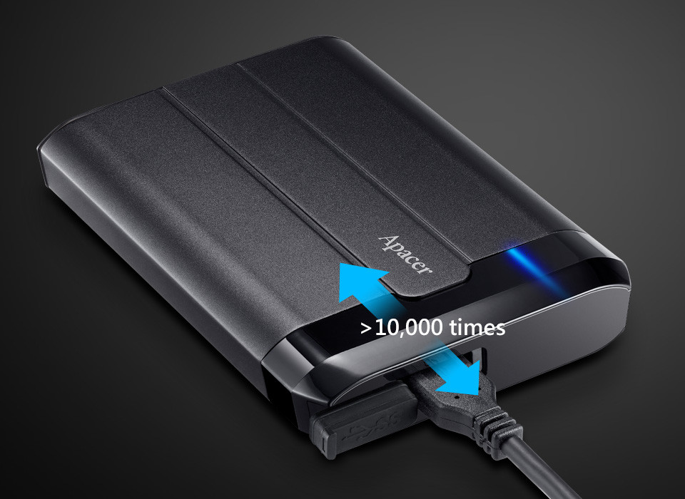 картинка HDD внешний 1Tb Apacer 2.5'' AC732 (AP1TBAC732B-1) Black от магазина КомпьютерЦентр
