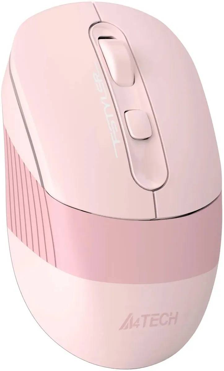 картинка Мышка A4Tech Fstyler FB10CS Pink беспроводная (FB10CS USB BABY PINK) от магазина КомпьютерЦентр