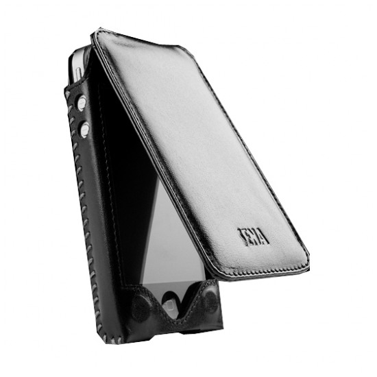 картинка Чехол Sena Magnet Flipper Sarach Flip Black/Grey for iPhone 4 от магазина КомпьютерЦентр