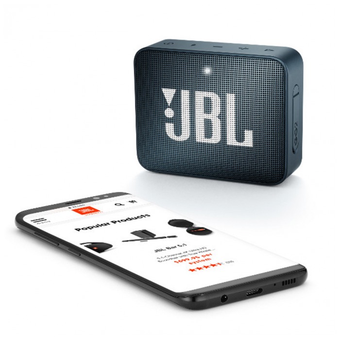 картинка Колонка JBL GO 2 Navy (JBLGO2NAVY) от магазина КомпьютерЦентр