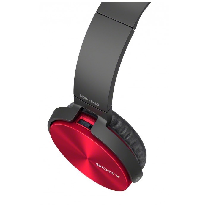 картинка Наушники Sony MDR-XB450AP Red (MDRXB450APR.E) от магазина КомпьютерЦентр