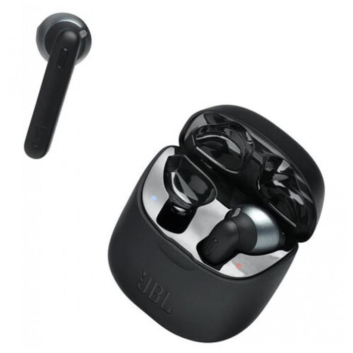 картинка Bluetooth-гарнитура JBL T220TWS Black (JBLT220TWSBLK) от магазина КомпьютерЦентр