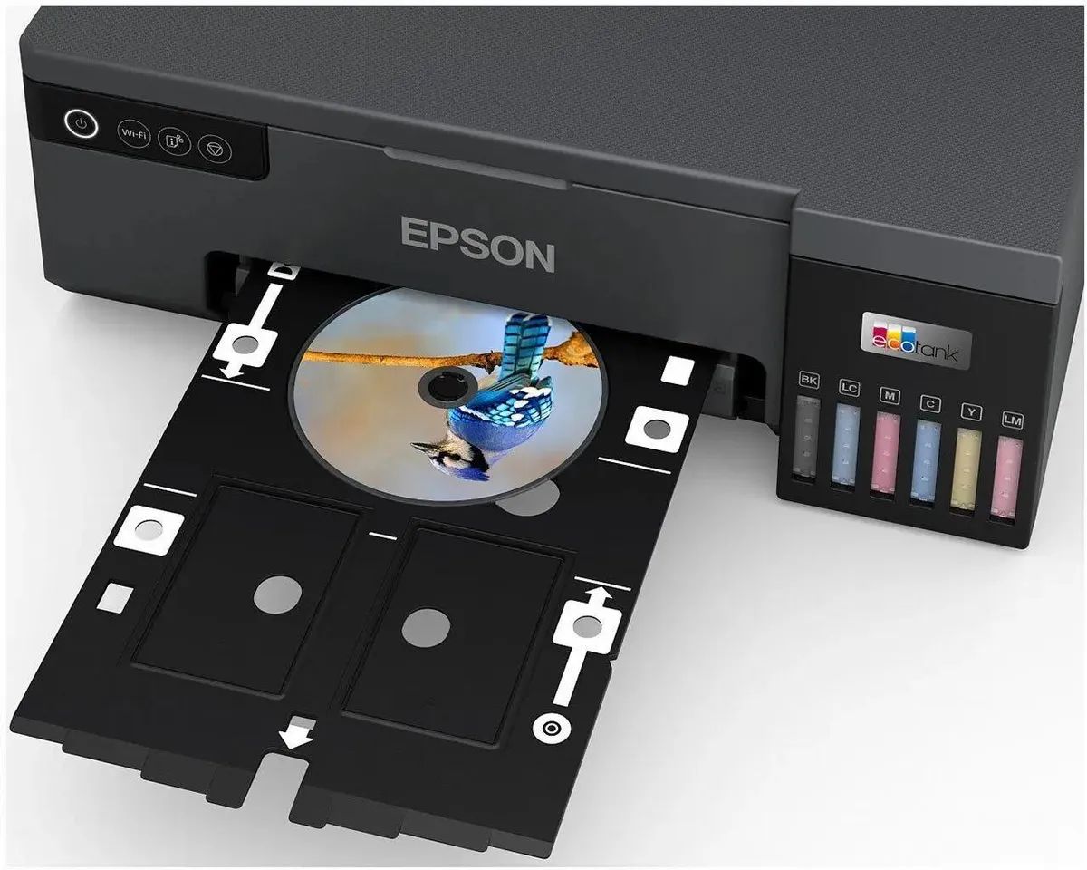 картинка Принтер струйный Epson L8050 (C11CK37405/  C11CK37402/  C11CK37504/  C11CK37507/  C11CK37506), A4, цветная печать от магазина КомпьютерЦентр