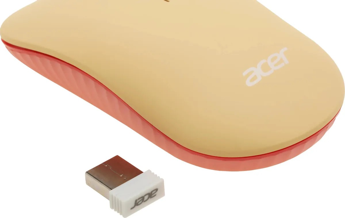 картинка Комплект Acer OCC205 клав:розовый/ бежевый мышь:розовый/ бежевый USB беспроводная slim Multim (ZL.ACCEE.00F) от магазина КомпьютерЦентр