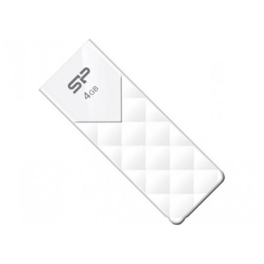 картинка Флешка USB SiliconPower 4Gb Ultima U03 White (SP004GBUF2U03V1W) от магазина КомпьютерЦентр