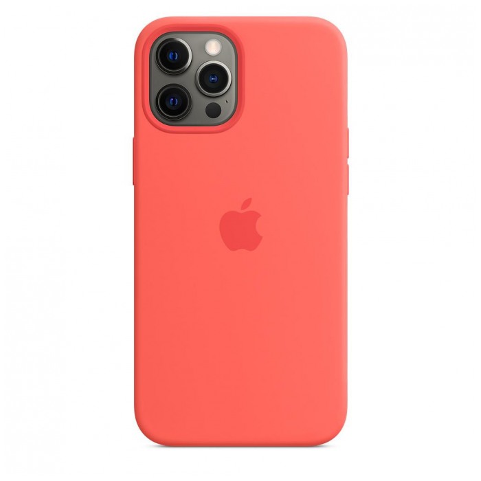 картинка Чехол Apple  Silicone Case Simple for iPhone 12 Pro Max Розовый от магазина КомпьютерЦентр