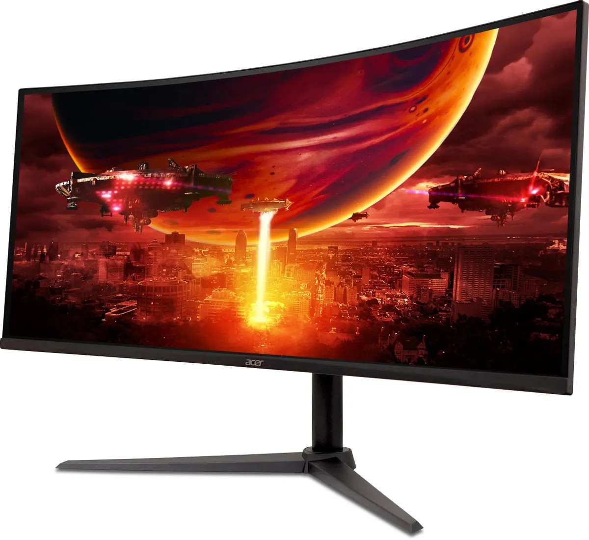 картинка Монитор 34'' Acer ED340CUHbmiipx VA Curved 1500R 3440x1440 (UM.CE0EE.H01) от магазина КомпьютерЦентр