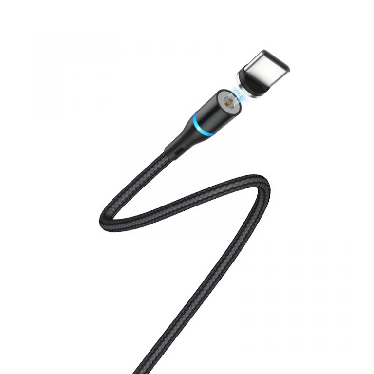 картинка Дата-кабель Borofone BU16 Magnetic Charging for Micro USB 1.2m 2.4A Black от магазина КомпьютерЦентр