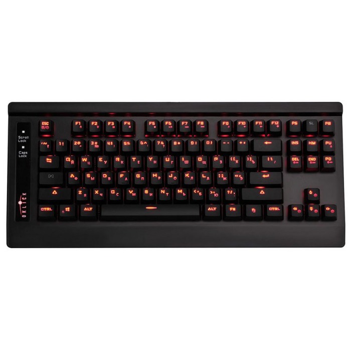 картинка Клавиатура Oklick 930G Multimedia LED USB (930G) от магазина КомпьютерЦентр
