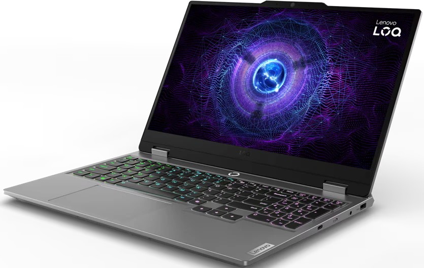 картинка Ноутбук Lenovo LOQ 15IAX9 15.6'' (1920х1080) IPS 300cd/ m2/  Intel i5-12450HX (8/ 12)/  16Gb DDR5/  512Gb SSD/  RTX 4060 8Gb/  BT v5.2/  Wi-Fi AX/  60Wh/  2.4kg (83GS00ENRK) от магазина КомпьютерЦентр