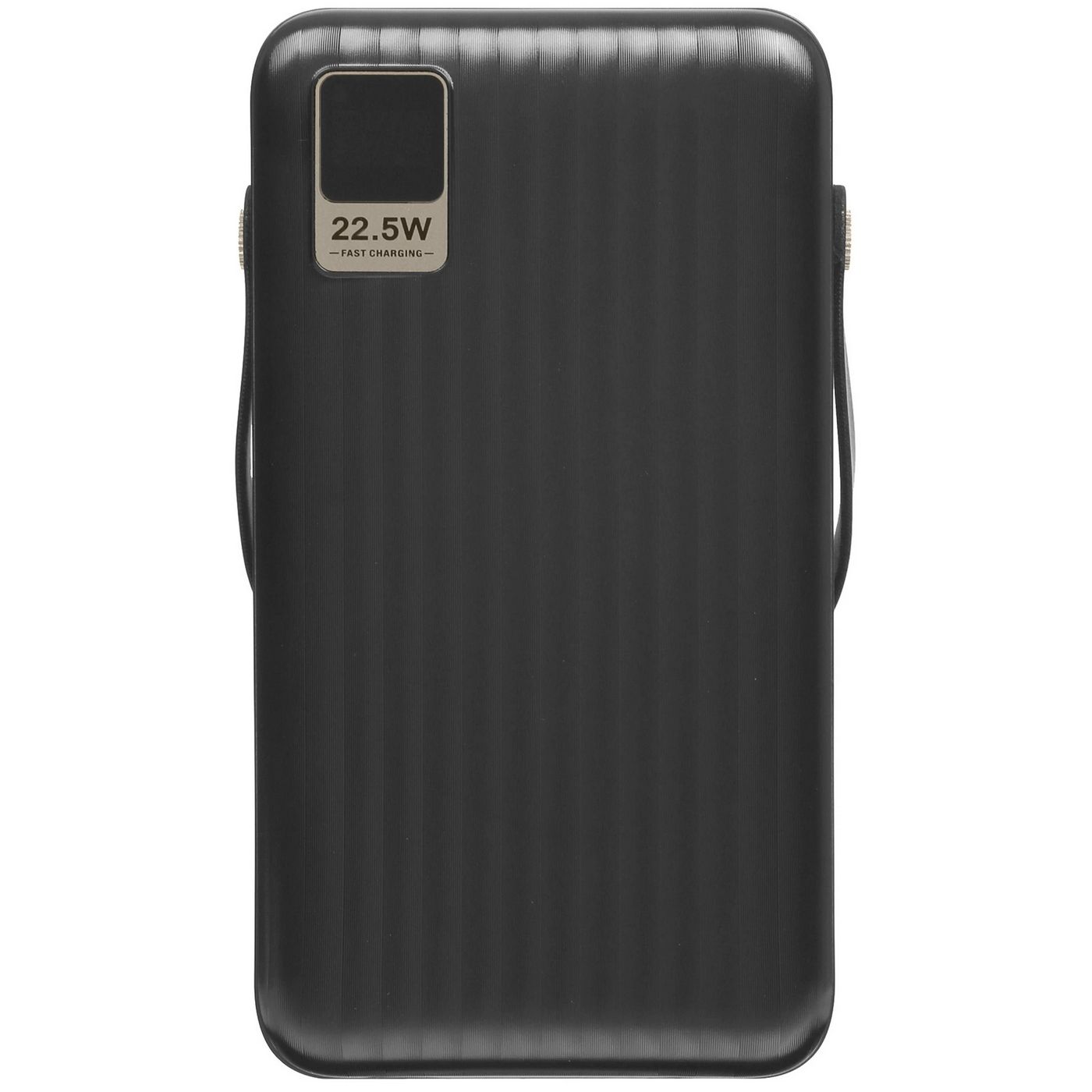 картинка Внешний аккумулятор FinePower Giant 60, 60 000 mAh 22,5W, 3xUSB-A(out), 2xUSB-C(in/ out), Li-pol, пластик, фонарик, LCD, ручка, черный от магазина КомпьютерЦентр