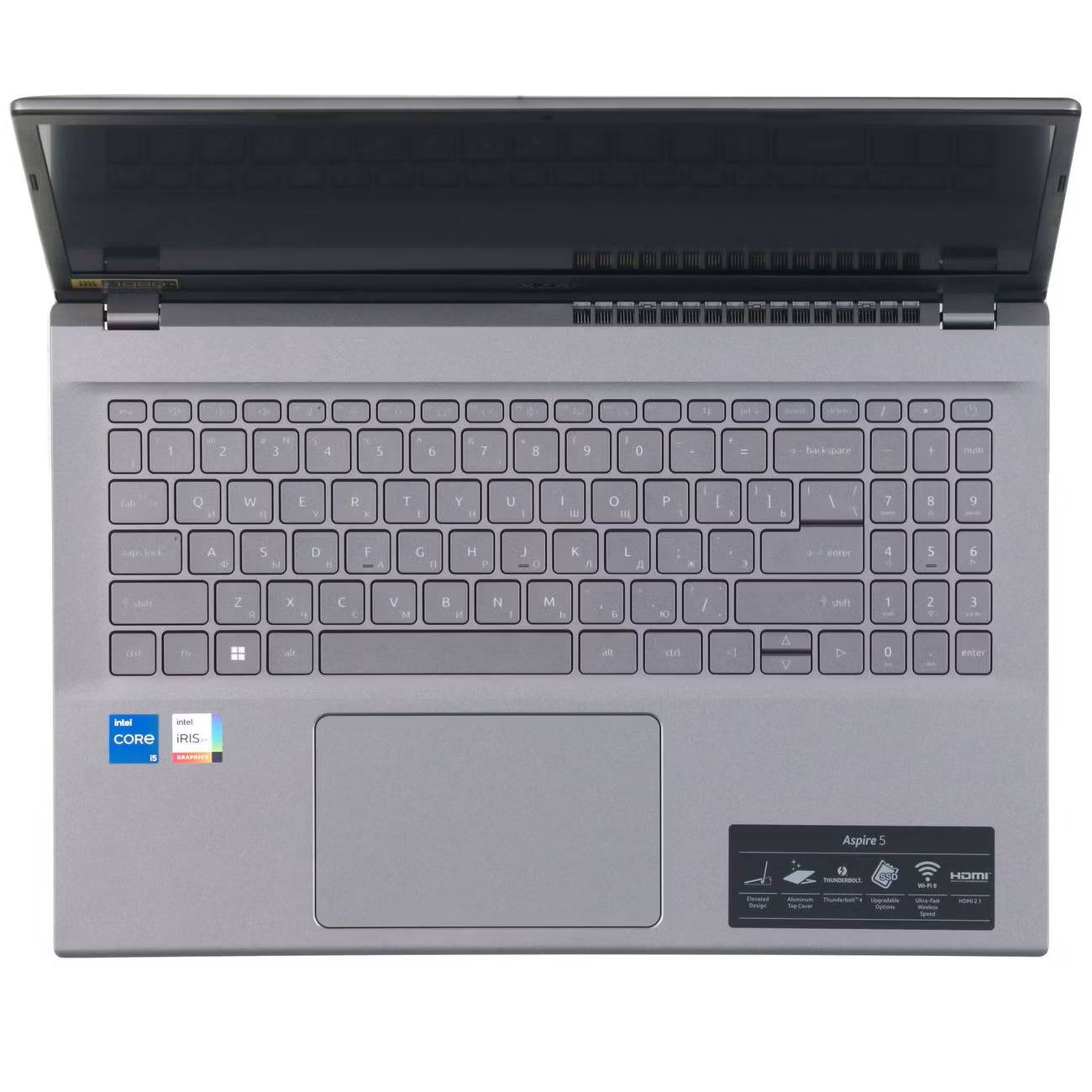картинка Ноутбук Acer Aspire 5 A515-57-59DR 15.6''/ IPS/ FHD /  i5 12450H/  16Gb/  SSD 512Gb/  UMA/  DOS/  Iron (NX.KN3CD.00N) от магазина КомпьютерЦентр