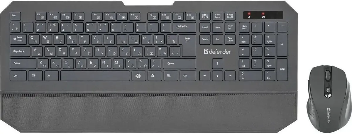 картинка Комплект Defender Berkeley C-925 Nano B Черный (Клавиатура + мышь) 45925 от магазина КомпьютерЦентр