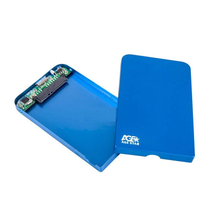 картинка Карман для HDD AgeStar 2.5″ 3UB2O1 USB 3.0 to SATA Blue (3UB2O1) от магазина КомпьютерЦентр
