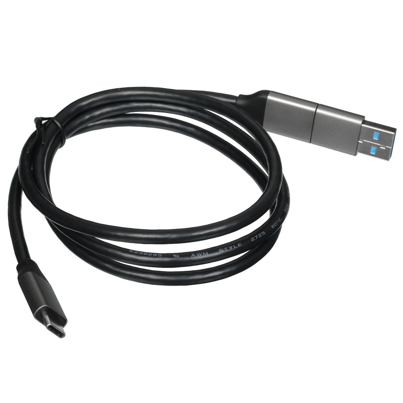 картинка Док-станция 2,5''/ 3,5'' Keyron (8828C3-C) Type-A/  Type-C, металл, черный, RGB, 2HDD+Clone от магазина КомпьютерЦентр