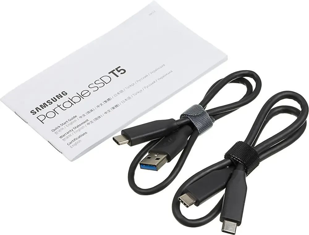 картинка SSD внешний 1Tb 1.8'' Samsung T5 USB-C (MU-PA1T0B/ WW) от магазина КомпьютерЦентр