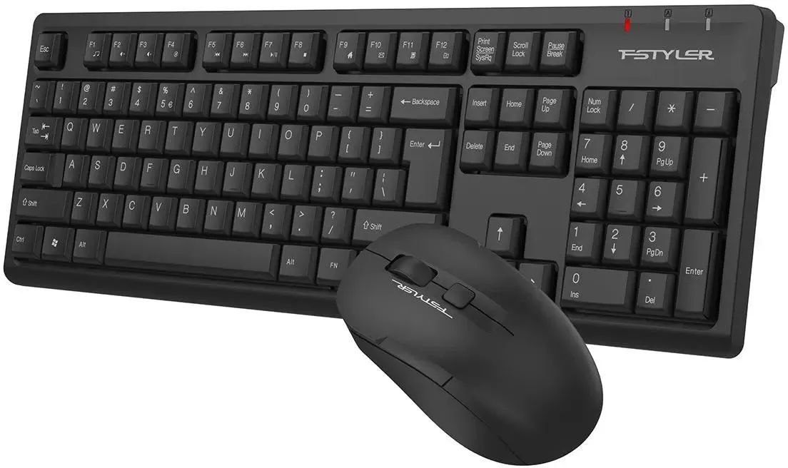 картинка Комплект A4tech Fstyler FG1200S; Wireless Black (FG1200S) от магазина КомпьютерЦентр