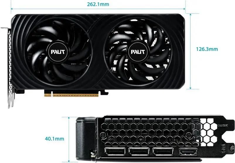 картинка Видеокарта 8Gb GDDR7 GeForce RTX 5060 Ti Dual Palit (NE7506T019P1-GB2062D) от магазина КомпьютерЦентр