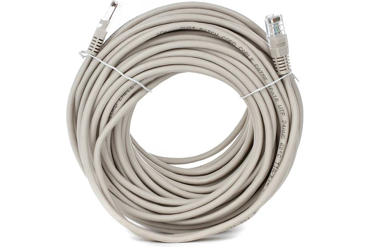 картинка Патч-корд Aopen/ Qust ANP511_20M_GR, Cat.5e, 20м, Gray от магазина КомпьютерЦентр