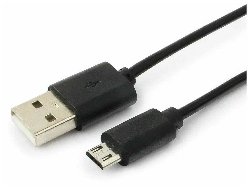 картинка Кабель USB 2.0 Cablexpert Pro, AM/ microBM 5P, 1.8м, витой, черный, пакет (CC-mUSB2C-AMBM-6) от магазина КомпьютерЦентр