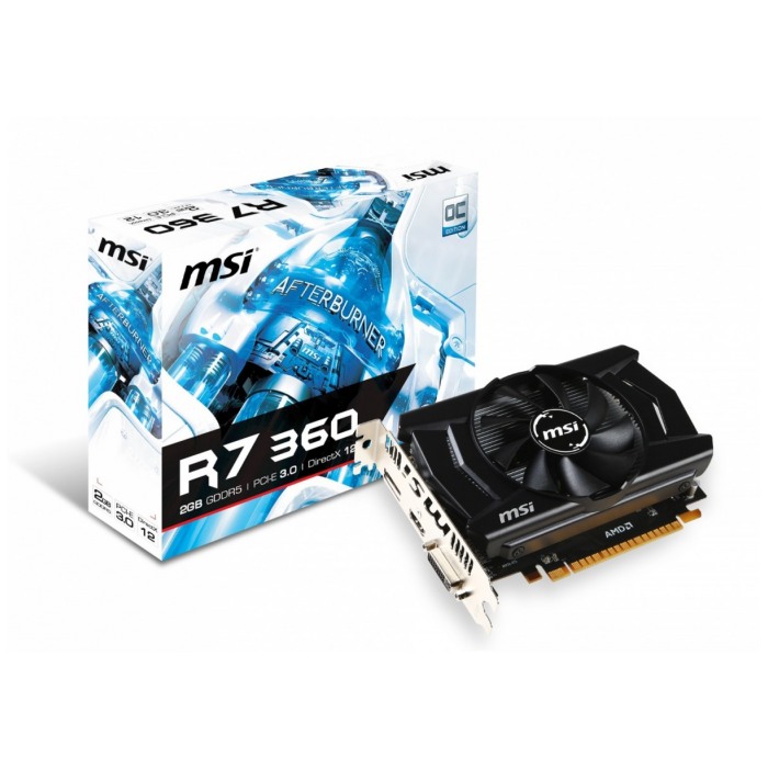 картинка Видеокарта MSI 2Gb DDR5 ATI R7 360 OverClock V1 (R7 360 2GD5 OCV1) от магазина КомпьютерЦентр