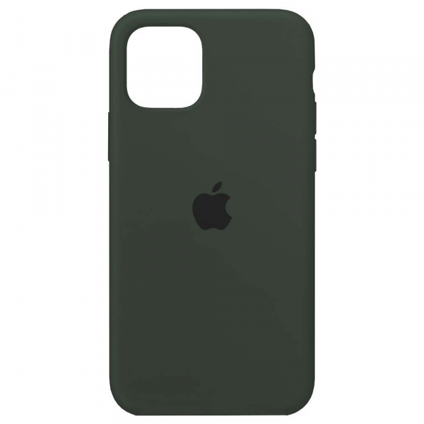 картинка Чехол Silicone case Full for iPhone 15 Forest Green от магазина КомпьютерЦентр