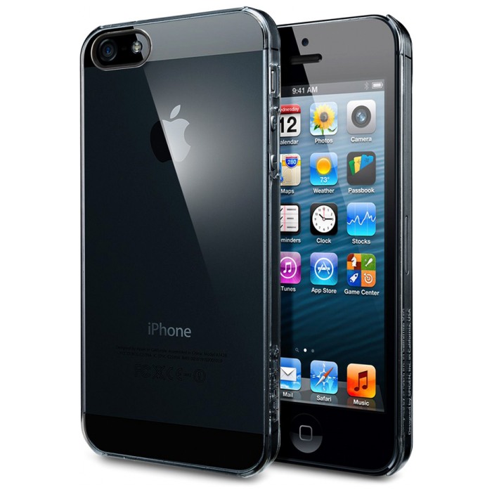 картинка Чехол SGP Case Ultra Thin Air Series Crystal Clear for iPhone 5/ 5s (SGP09504) от магазина КомпьютерЦентр