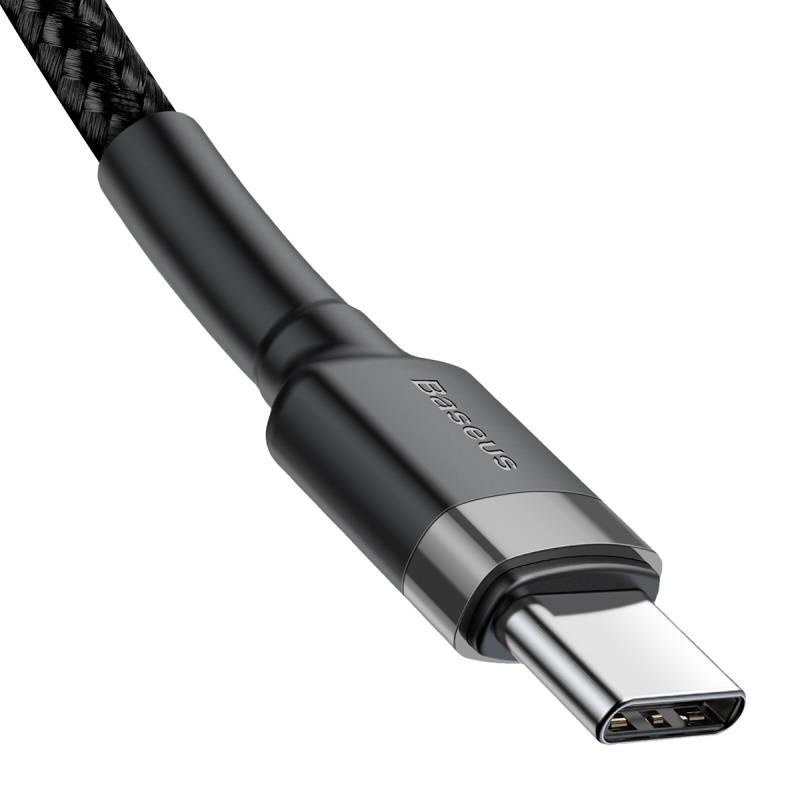 картинка Baseus Data Cable Type-C 200cm Cafule PD2.0 60W CATKLF-HG1 Black от магазина КомпьютерЦентр