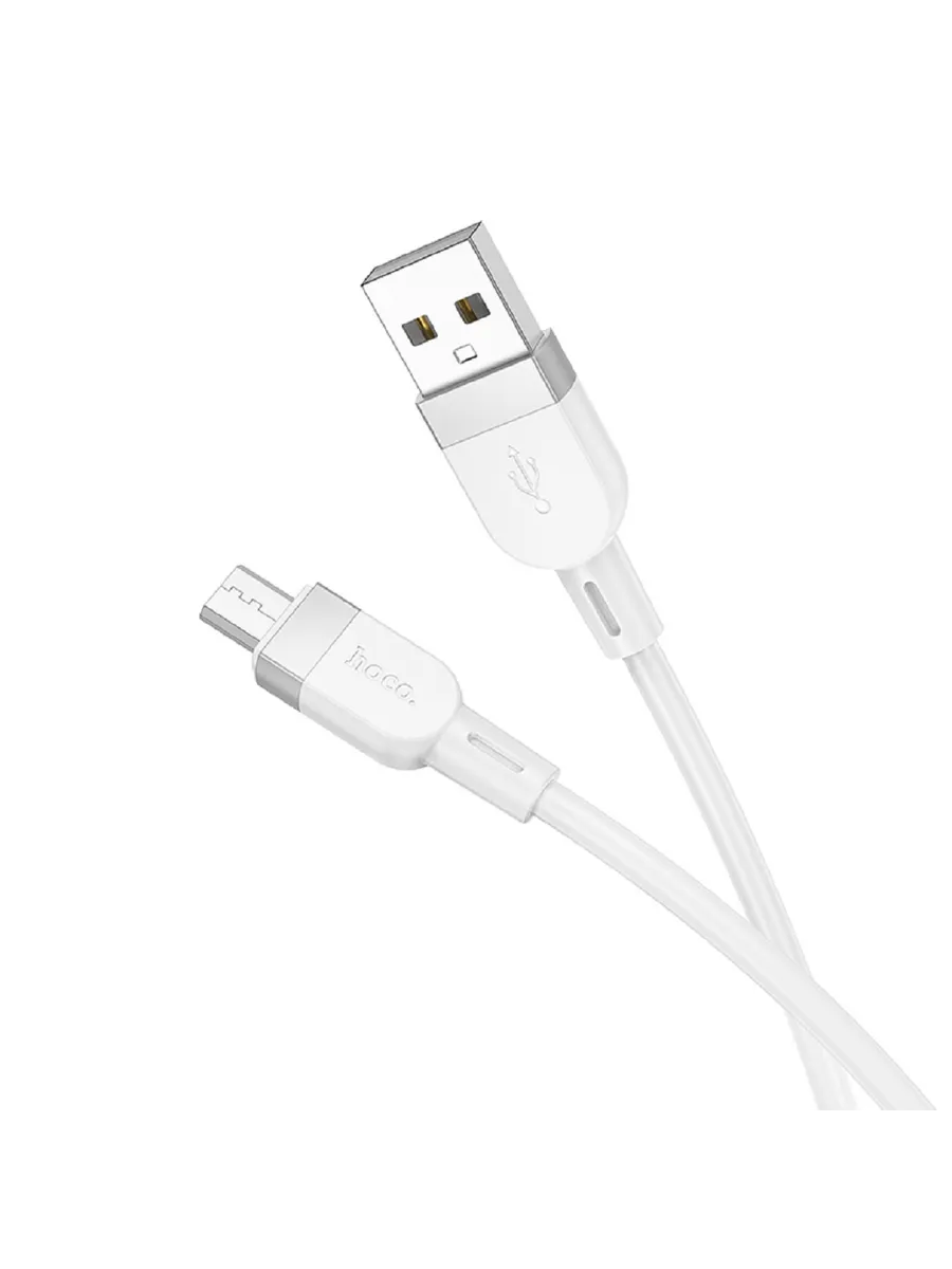 картинка Кабель HOCO X109 Energy silicone charging data cable Micro(L=1M) white от магазина КомпьютерЦентр