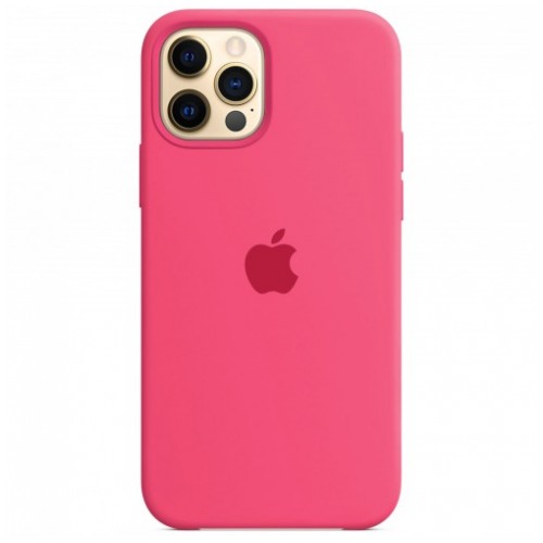 картинка Чехол Apple Silicone Case Simple for iPhone 12/ 12 Pro Фуксия от магазина КомпьютерЦентр