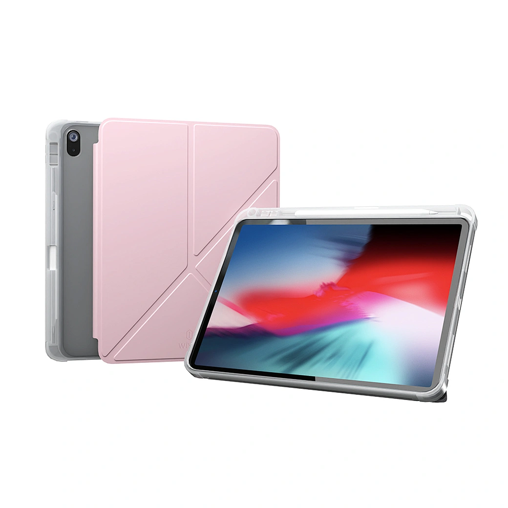 картинка Чехол-книжка WiWU Classic III Case GF-003 for iPad 7/ 8/ 9 Pink от магазина КомпьютерЦентр