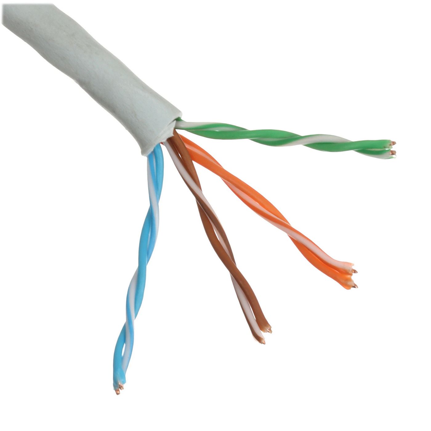 картинка Кабель Cablexpert UPC-5051E-4-CU/ 100 indoor, UTP 4x2x0.51, медный, кат.5e, однож., 100м, box, серый (22847) от магазина КомпьютерЦентр