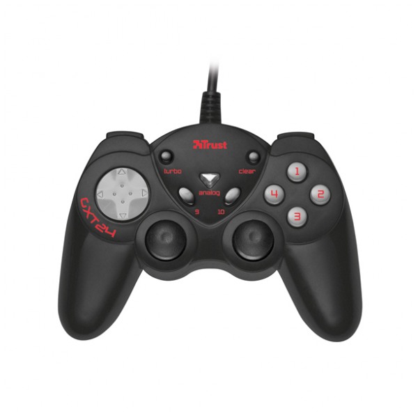 картинка Геймпад Trust GXT-24 compact gamepad (17416) от магазина КомпьютерЦентр