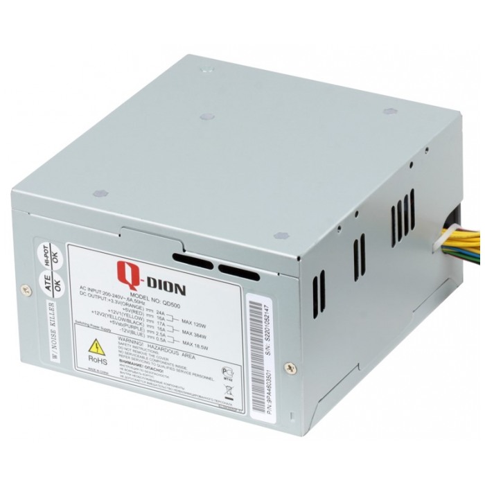 картинка Блок питания FSP Q-Dion 500W QD500 (QD500) от магазина КомпьютерЦентр