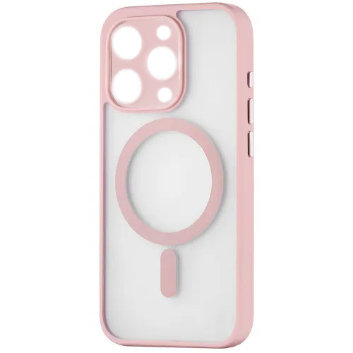 картинка Чехол Fashion Case for iPhone 15 Pro Max Matte Case witch frame MagSafe/ Light Pink от магазина КомпьютерЦентр