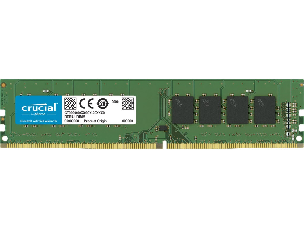 картинка DIMM DDR4 4Gb 2666MHz PC4-21300 Crucial 288-pin 1.2V CL19 (CT4G4DFS6266) от магазина КомпьютерЦентр