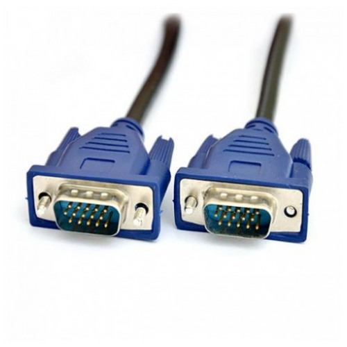 картинка Кабель DeTech VGA 1,5м HD15PM-M 30AWG 2*feritte от магазина КомпьютерЦентр